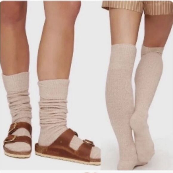 Pudus Over The Knee Sweater Socks NWT - Picture 1 of 7